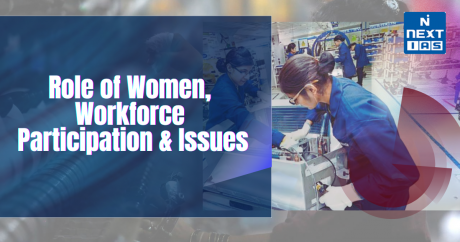 role of women in India, Workforce Participation & Issues Concerning Women