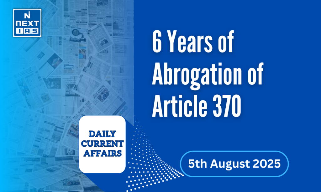 6 years of abrogation of article 370