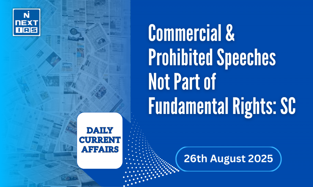 commercial and prohibited speeches not part of fundamental right