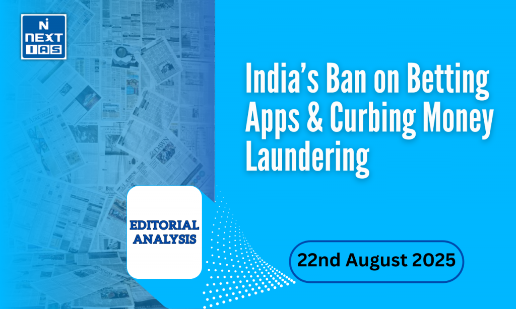 india ban betting apps and curbing money laundering