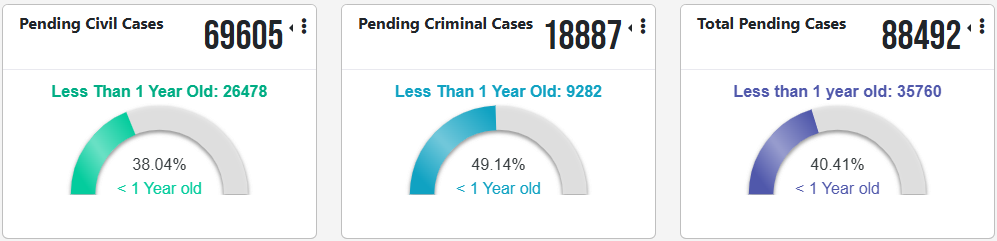 वर्तमान मामलों का भार