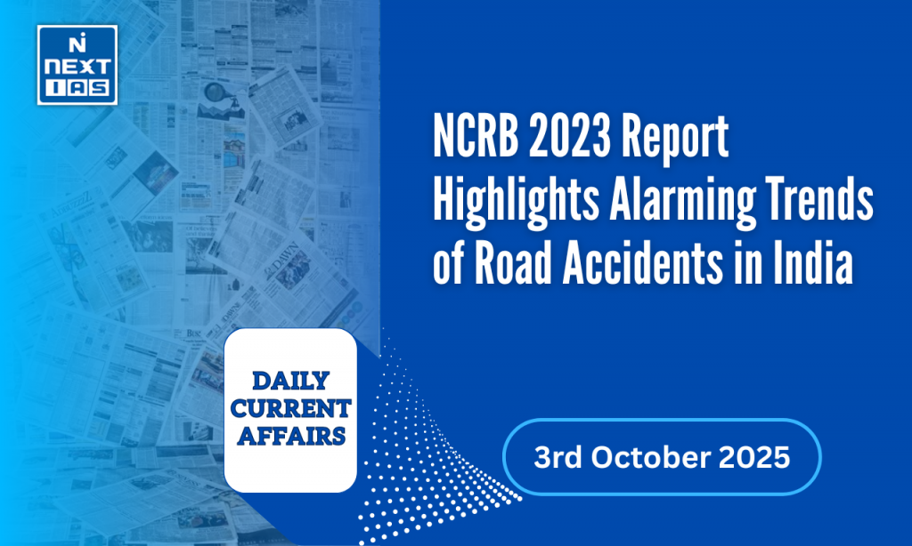ncrb 2023 report of road accidents in india