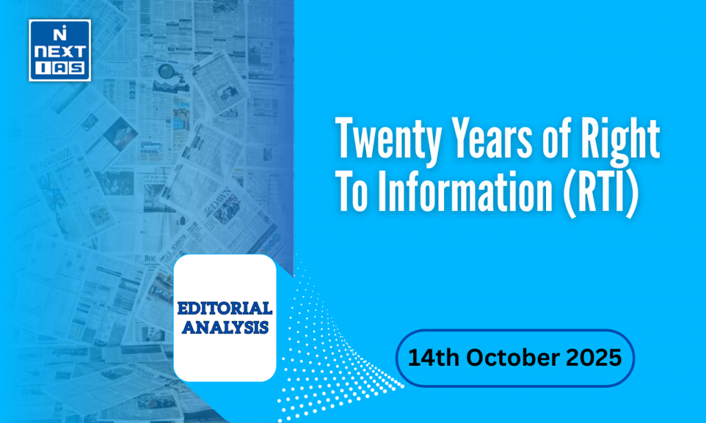 20 years of right to information
