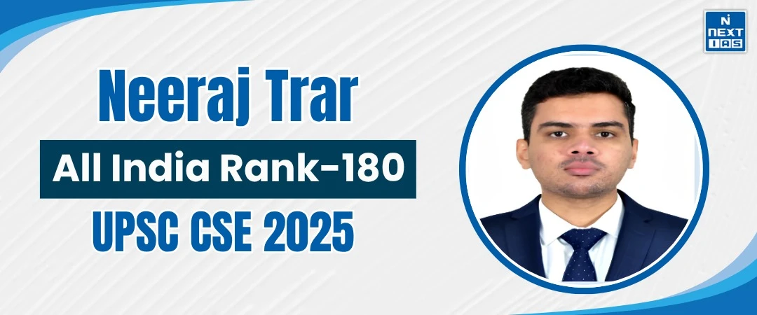 neeraj trar, air 180, upsc 2025