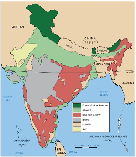 these soils of india